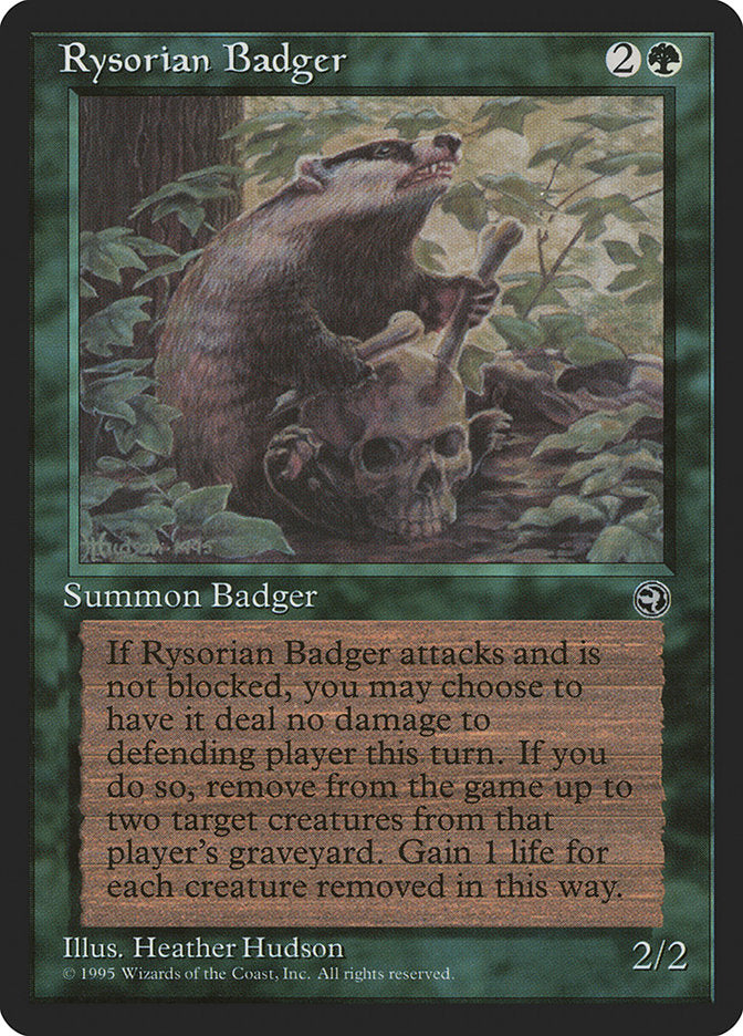 Rysorian Badger [Homelands] | Tables and Towers