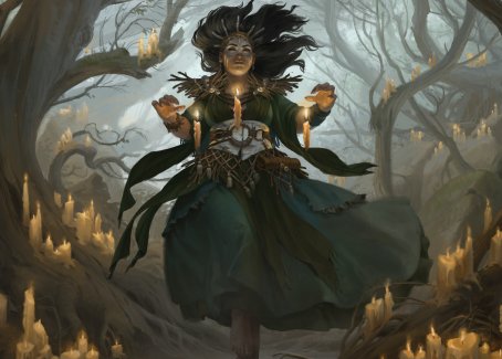 Candlegrove Witch 1 Art Card [Innistrad: Midnight Hunt Art Series] | Tables and Towers