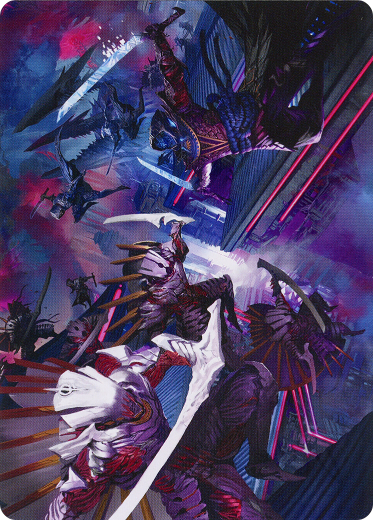 Invasion of Kamigawa Art Card [March of the Machine Art Series] | Tables and Towers