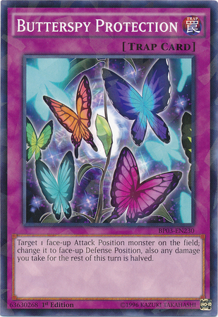 Butterspy Protection [BP03-EN230] Shatterfoil Rare | Tables and Towers