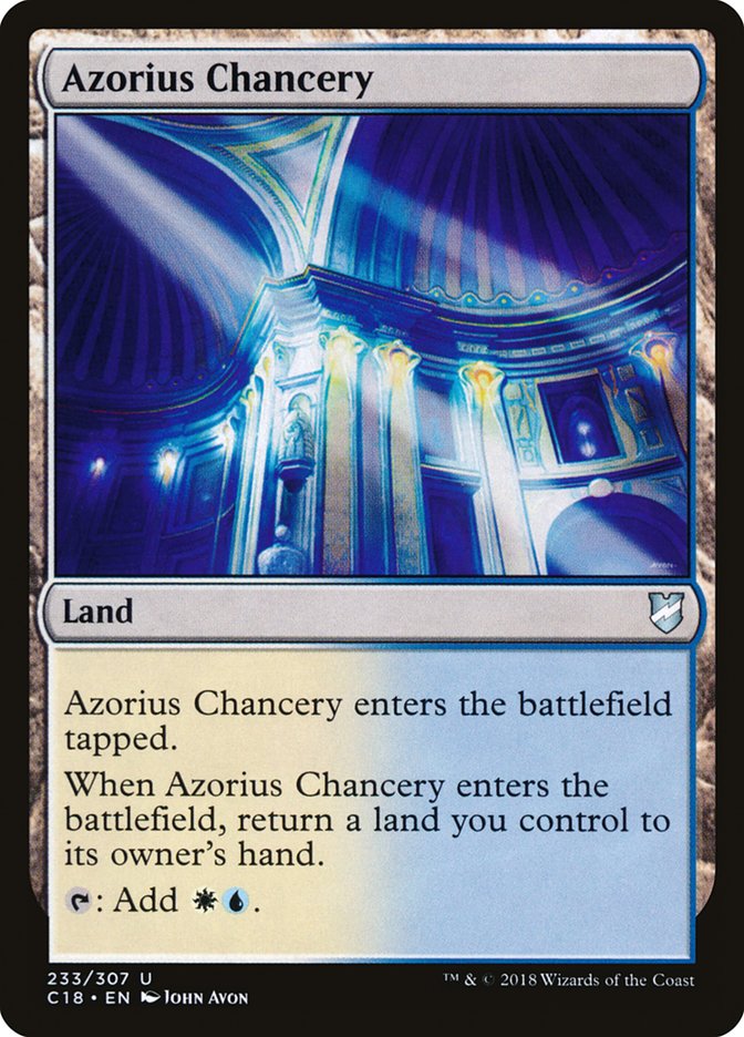 Azorius Chancery [Commander 2018] | Tables and Towers