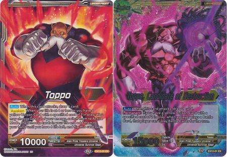 Toppo // Toppo, Candidate of Destruction (EX12-01) [Universe 11 Unison] | Tables and Towers