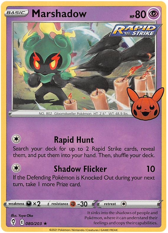 Marshadow (080/203) [Trick or Trade 2023] | Tables and Towers