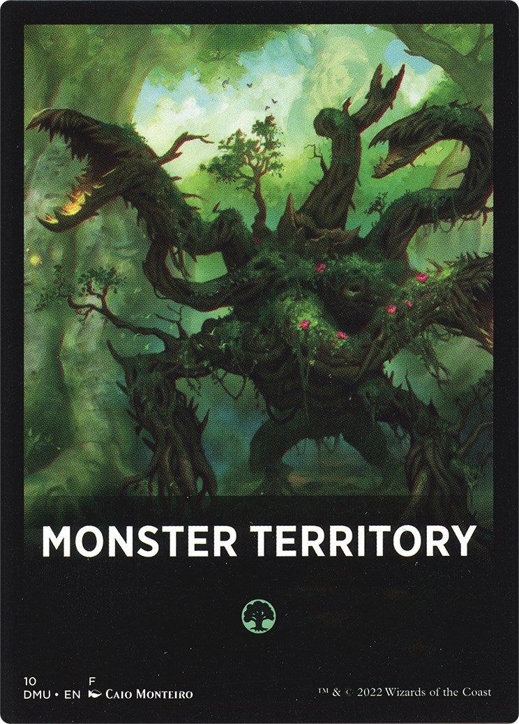 Monster Territory Theme Card [Dominaria United Tokens] | Tables and Towers