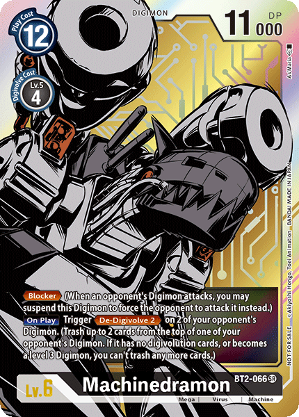 Machinedramon [BT2-066] (Alternate Art) [Release Special Booster Ver.1.0] | Tables and Towers