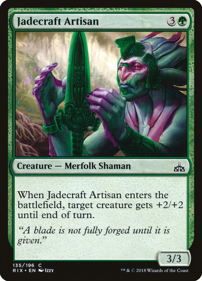 Jadecraft Artisan [Rivals of Ixalan] | Tables and Towers