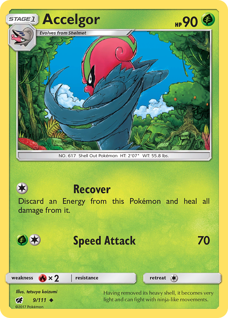 Accelgor (9/111) [Sun & Moon: Crimson Invasion] | Tables and Towers