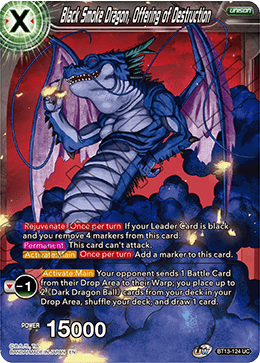 Black Smoke Dragon, Offering of Destruction (Uncommon) (BT13-124) [Supreme Rivalry] | Tables and Towers