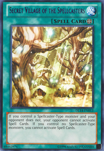 Secret Village of the Spellcasters (Purple) [DL14-EN013] Rare | Tables and Towers