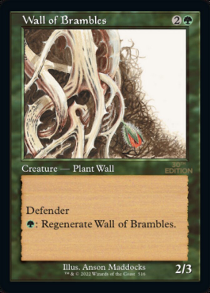 Wall of Brambles (Retro) [30th Anniversary Edition] | Tables and Towers