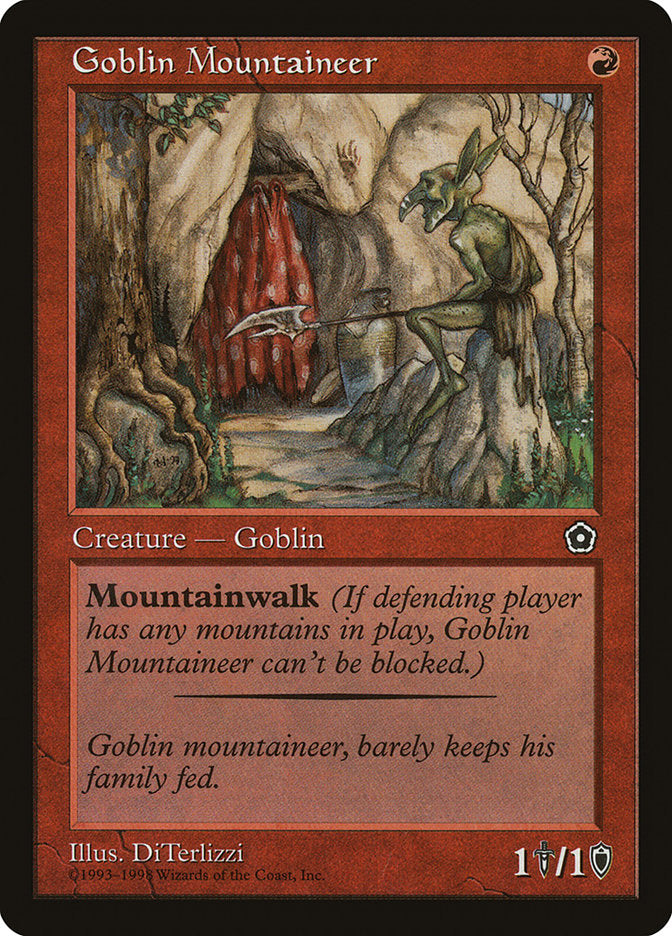 Goblin Mountaineer [Portal Second Age] | Tables and Towers