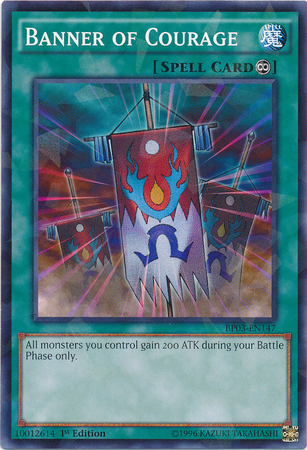 Banner of Courage [BP03-EN147] Shatterfoil Rare | Tables and Towers