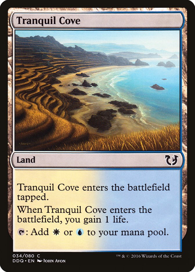 Tranquil Cove [Duel Decks: Blessed vs. Cursed] | Tables and Towers