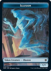 Illusion // Plant Double-Sided Token [Zendikar Rising Tokens] | Tables and Towers