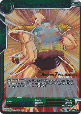 Chiaotzu, Desperate Measures (BT7-064_PR) [Assault of the Saiyans Prerelease Promos] | Tables and Towers