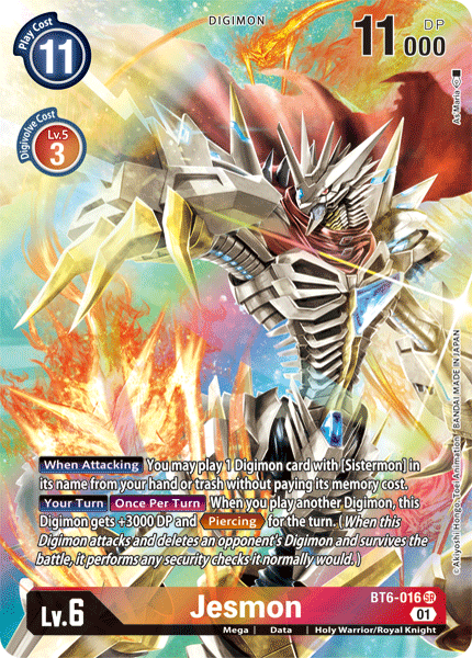 Jesmon [BT6-016] (Alternate Art) [Double Diamond] | Tables and Towers