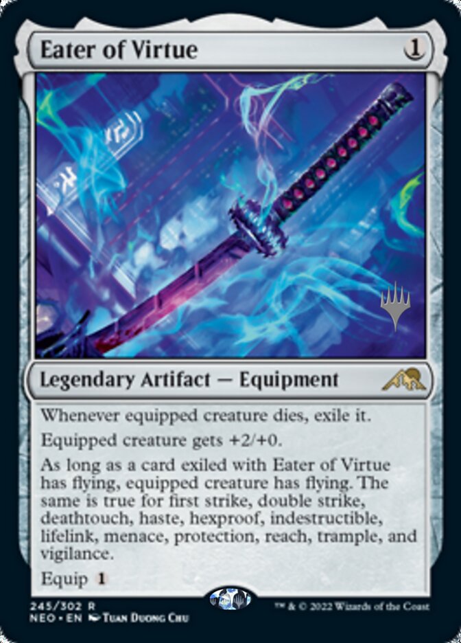 Eater of Virtue (Promo Pack) [Kamigawa: Neon Dynasty Promos] | Tables and Towers