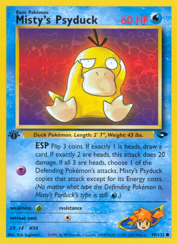 Misty's Psyduck (90/132) [Gym Challenge 1st Edition] | Tables and Towers