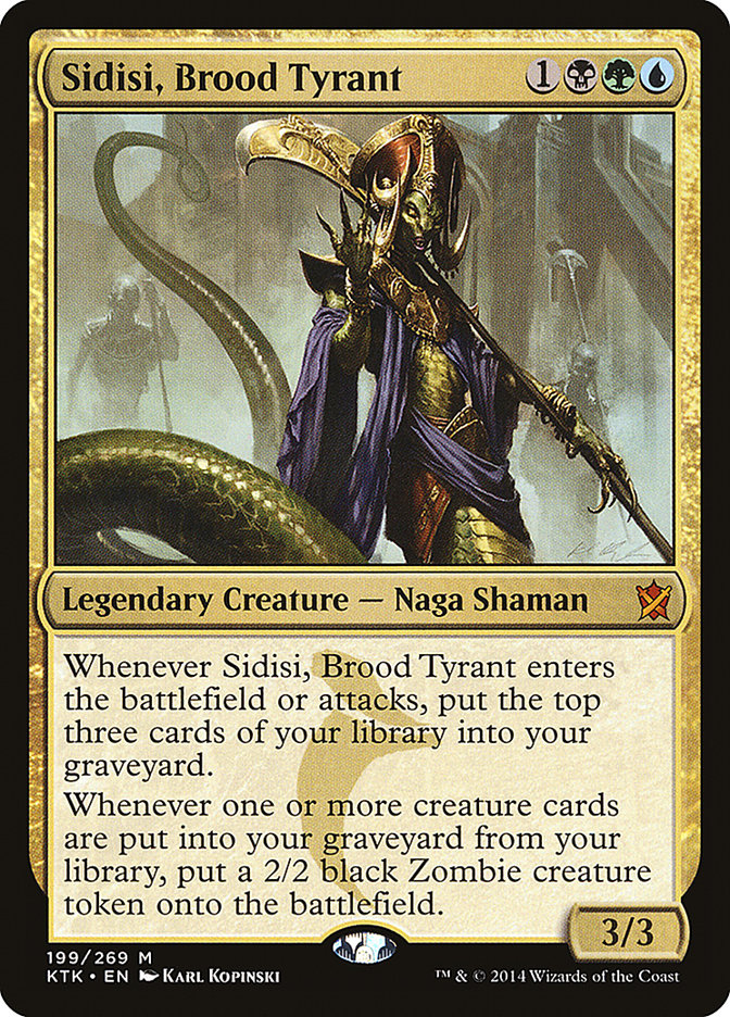 Sidisi, Brood Tyrant [Khans of Tarkir] | Tables and Towers