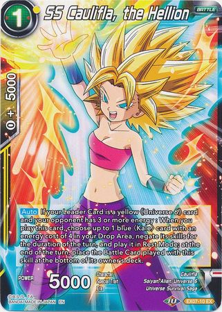 SS Caulifla, the Hellion (EX07-10) [Magnificent Collection Fusion Hero] | Tables and Towers