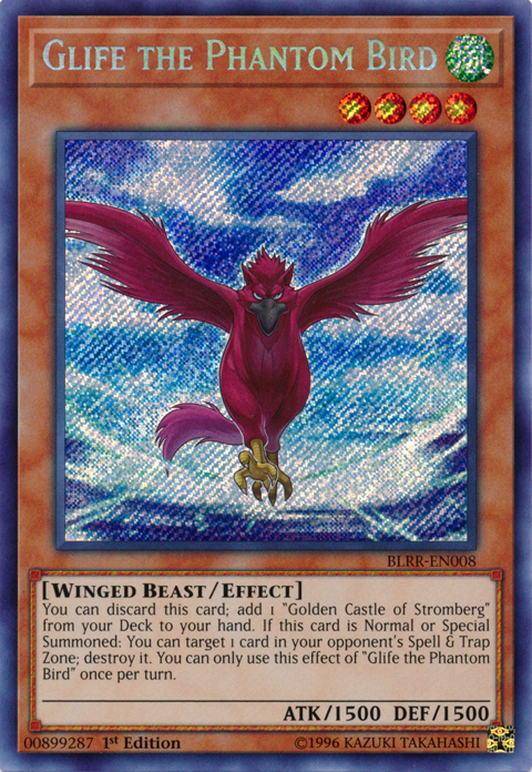 Glife the Phantom Bird [BLRR-EN008] Secret Rare | Tables and Towers