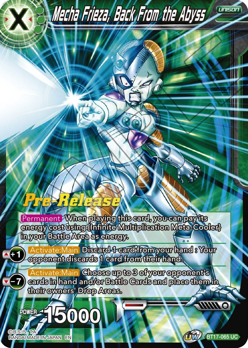 Mecha Frieza, Back From the Abyss (BT17-065) [Ultimate Squad Prerelease Promos] | Tables and Towers