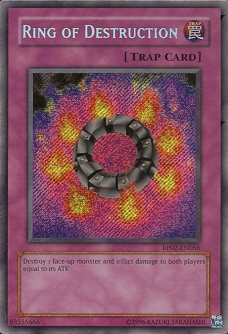 Ring of Destruction [RP02-EN066] Secret Rare | Tables and Towers