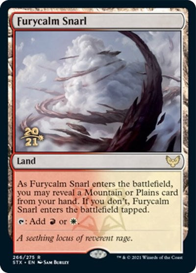 Furycalm Snarl [Strixhaven: School of Mages Prerelease Promos] | Tables and Towers