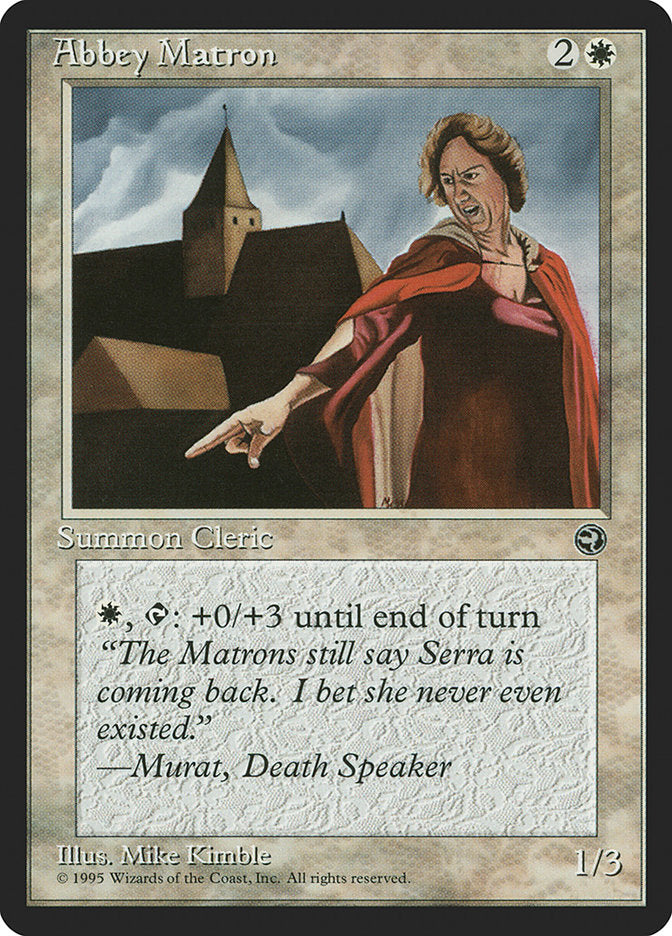 Abbey Matron (Murat Flavor Text) [Homelands] | Tables and Towers