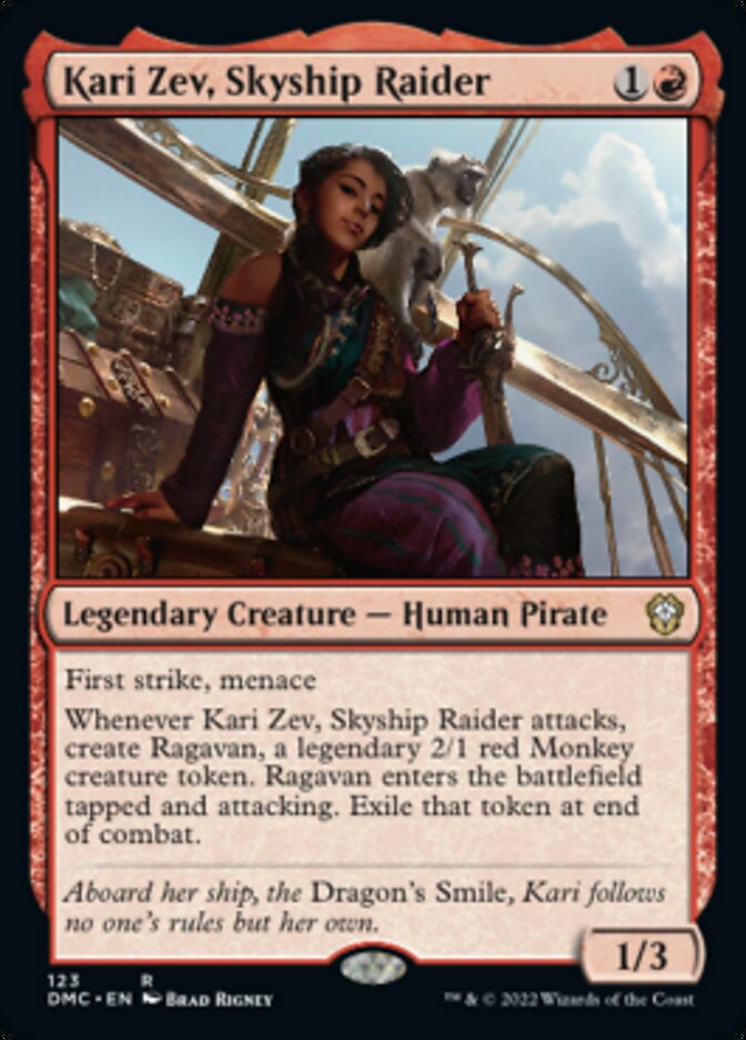 Kari Zev, Skyship Raider [Dominaria United Commander] | Tables and Towers