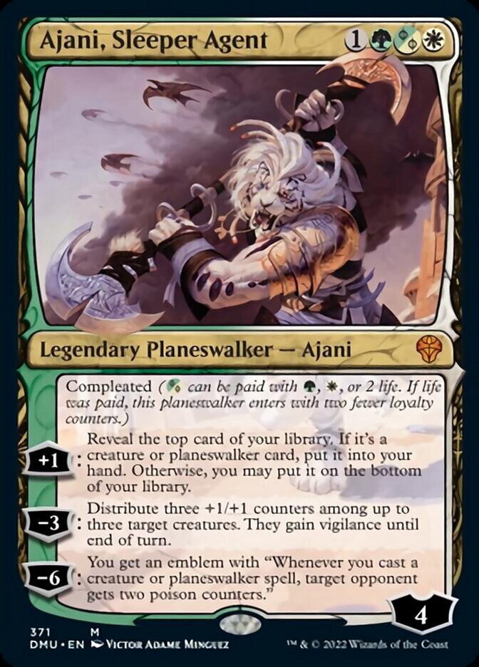 Ajani, Sleeper Agent (Showcase) [Dominaria United] | Tables and Towers