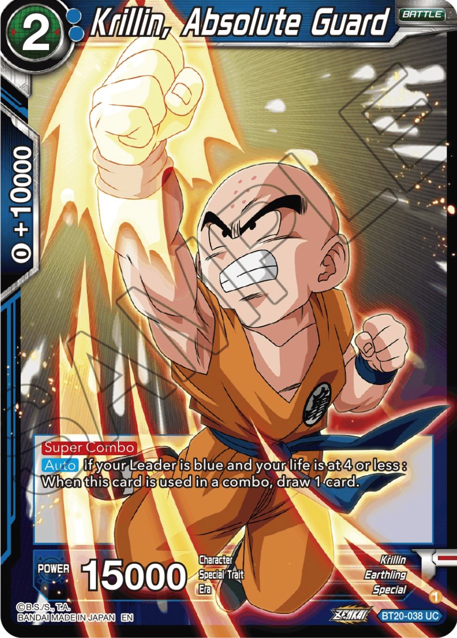 Krillin, Absolute Guard (BT20-038) [Power Absorbed] | Tables and Towers