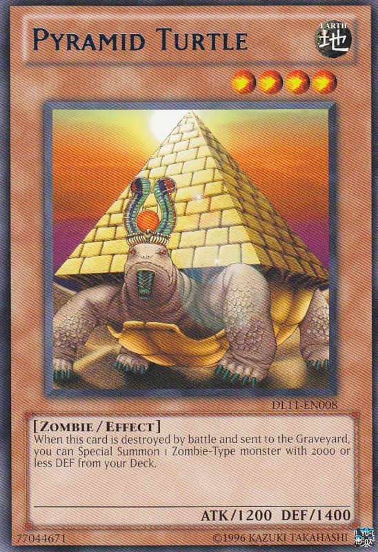 Pyramid Turtle (Blue) [DL11-EN008] Rare | Tables and Towers