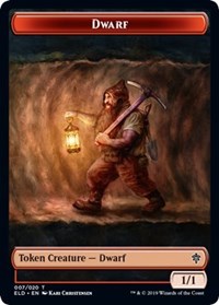 Dwarf // Food (17) Double-Sided Token [Throne of Eldraine Tokens] | Tables and Towers