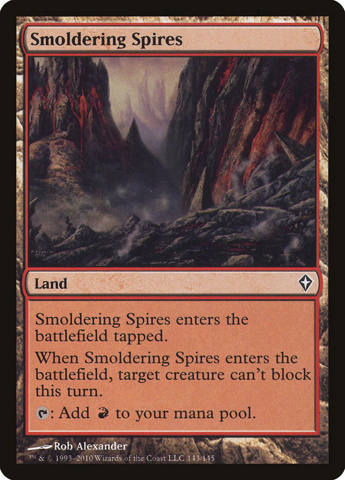 Smoldering Spires [Worldwake] | Tables and Towers