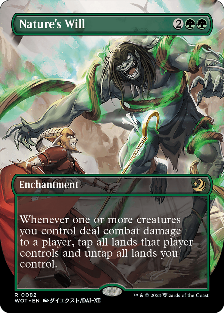 Nature's Will (Anime Borderless) [Wilds of Eldraine: Enchanting Tales] | Tables and Towers