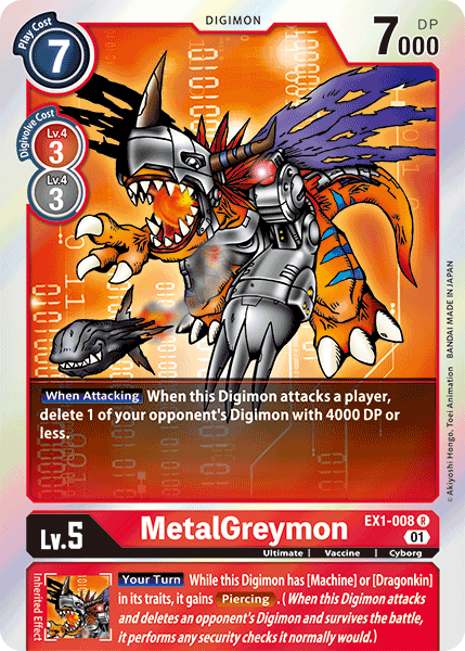 MetalGreymon [EX1-008] [Classic Collection] | Tables and Towers