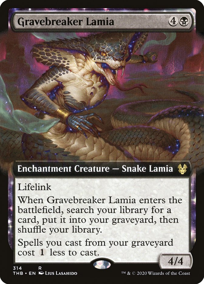 Gravebreaker Lamia (Extended Art) [Theros Beyond Death] | Tables and Towers