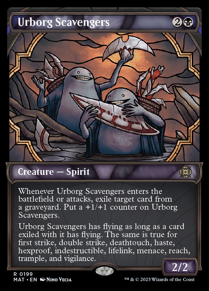 Urborg Scavengers (Showcase Halo Foil) [March of the Machine: The Aftermath] | Tables and Towers