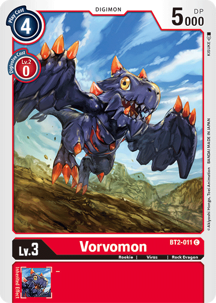 Vorvomon [BT2-011] [Release Special Booster Ver.1.5] | Tables and Towers