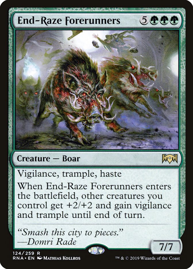 End-Raze Forerunners [Ravnica Allegiance] | Tables and Towers