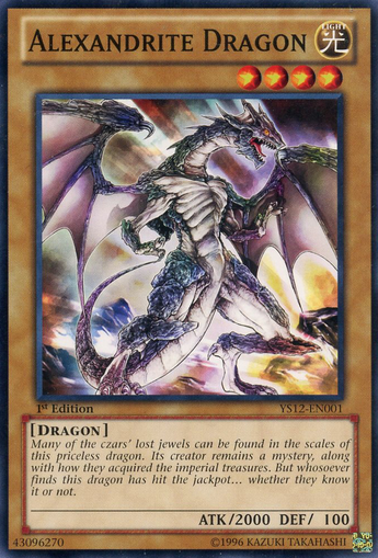 Alexandrite Dragon [YS12-EN001] Common | Tables and Towers