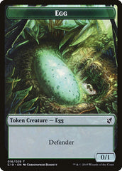 Rhino // Egg Double-Sided Token [Commander 2019 Tokens] | Tables and Towers