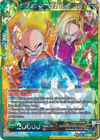 Krillin and Android 18, Power Couple (DB1-093) [Dragon Brawl] | Tables and Towers