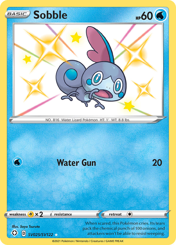 Sobble (SV025/SV122) [Sword & Shield: Shining Fates] | Tables and Towers