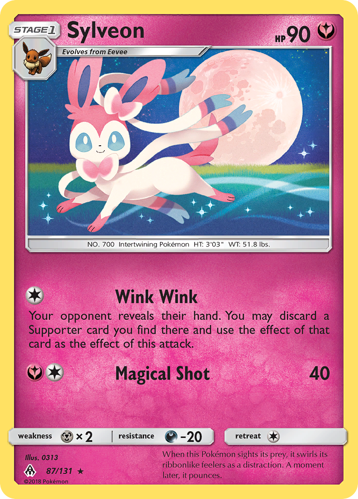 Sylveon (87/131) [Sun & Moon: Forbidden Light] | Tables and Towers