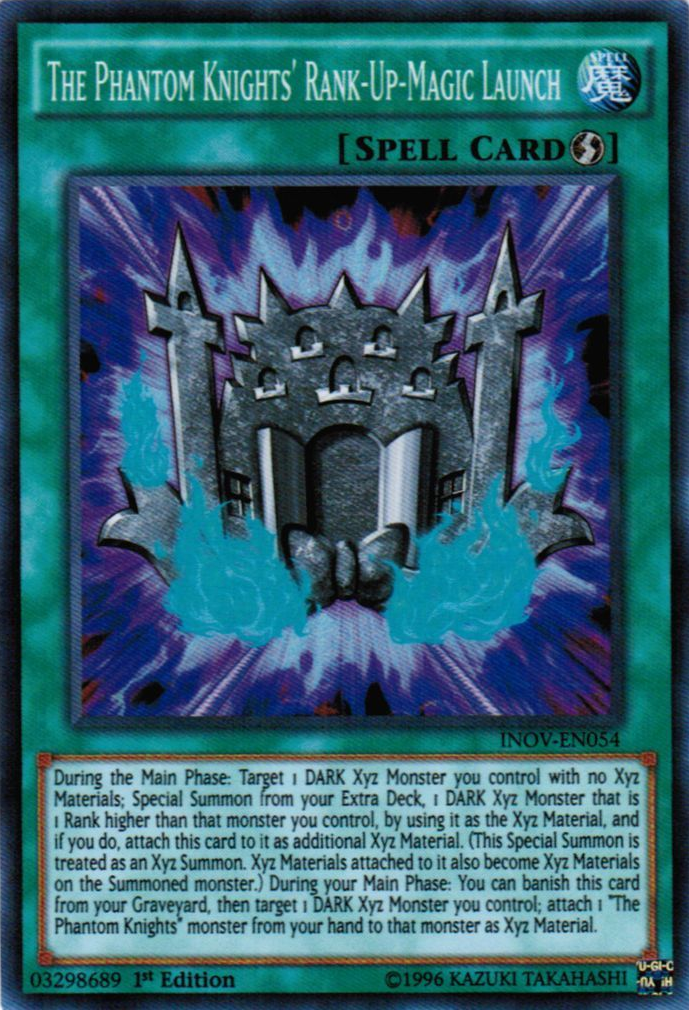 The Phantom Knights' Rank-Up-Magic Launch [INOV-EN054] Super Rare | Tables and Towers