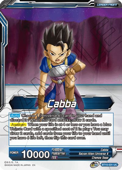 Cabba // SS Cabba, Proud Volley (BT15-031) [Saiyan Showdown] | Tables and Towers