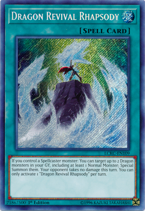 Dragon Revival Rhapsody [LCKC-EN109] Secret Rare | Tables and Towers