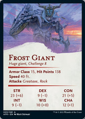 Frost Giant Art Card [Dungeons & Dragons: Adventures in the Forgotten Realms Art Series] | Tables and Towers